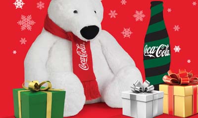 Free Coca-Cola Plush Polar Bear