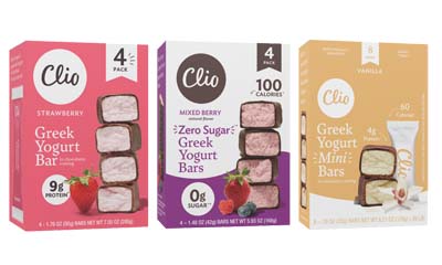 Free 4 Pack of Clio Greek Yogurt Bars