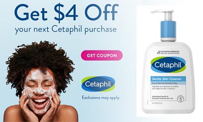 Free Cetaphil $4 OFF Coupon