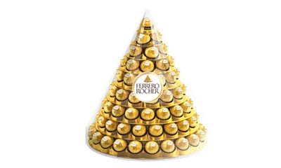 Free Ferrero Rocher T96 Pyramid Chocolate Box