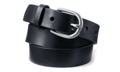 Free Lands' End Classic Leather Belt