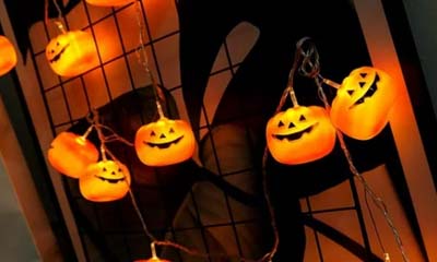 Free LED Pumpkin Lights Halloween String Lights
