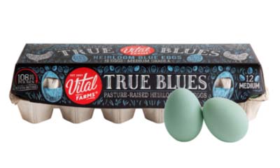 Free Medium Pasture-Raised True Blue Eggs