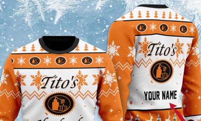 Free Tito's Human Ugly Sweater