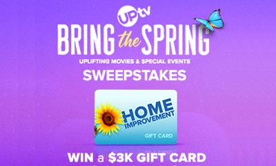 Win share of $5,000 with UPtv Spring Sweepstakes
