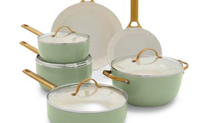 Win a 10-piece set of Green Pan Nonstick Cookware