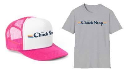 Free Chuck Stop or Magic Mart T-Shirt, Hat or Jacket