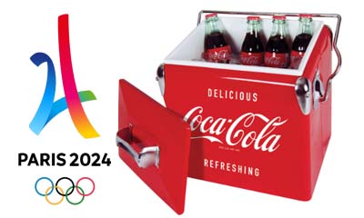 Free Coca-Cola Cooler and Paris Olympics Swag