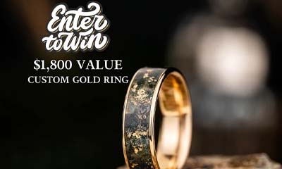 Win a Custom 10k Gold Ring worth $1,800