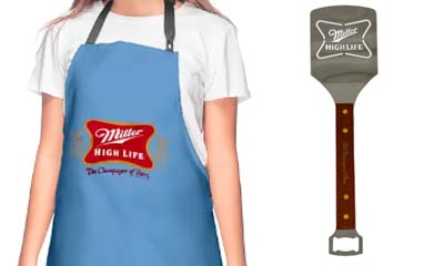 Free Miller High Life Chopping Board, Apron and Spatula