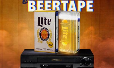 Free Miller Lite Beer Tape glass