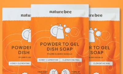 Free Nature Bee's Powder-to-Gel Kitchen Dish Soap Sample