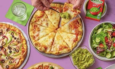 Free Pizza and Wholly Guacamole Product