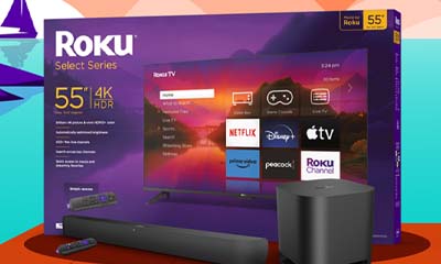 Win a Roku TV and Home Entertainment System