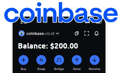 Free $200 in Crypto Cash from Coinbase