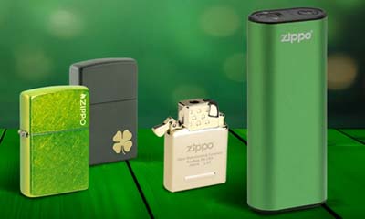 Win a Zippo Four Leaf Clover Lighter
