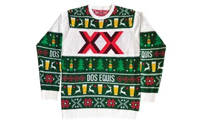 Free Dos Equis Ugly Holiday Sweater