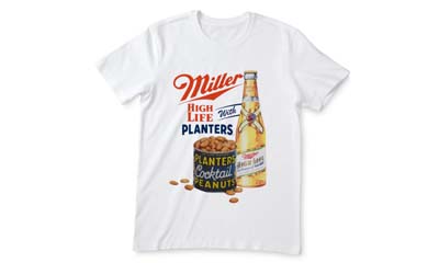 Free Miller High Life x Planters T-shirt and Nut Mix