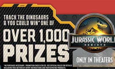 Free Jurassic World Rebirth Movie Swag