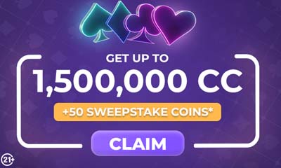 Claim up to 50 Sweepstake Coins