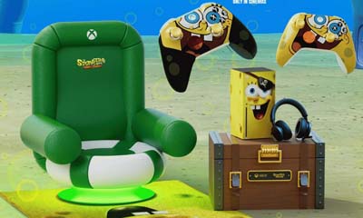 Free Sponge Bob LED Light Up Popcorn Tub