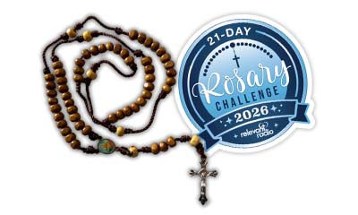 Free 21 Day Rosary and Sticker