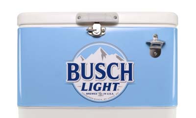 Free Busch Light Cooler and Hat