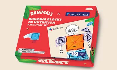 Free Danimals Magna-tiles building Blocks