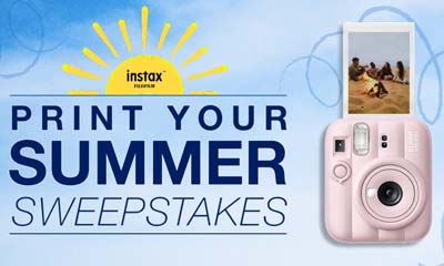 Free Fujifilm Instax Mini Instant Camera Prize Package