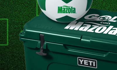 Free Mazola-branded Yeti Cooler