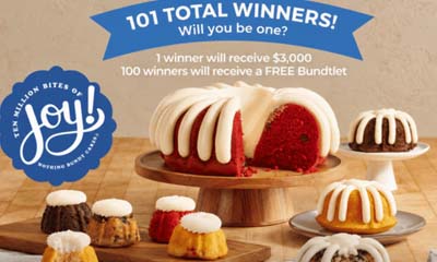 Free Bundtlet or $3,000 Cash Prize