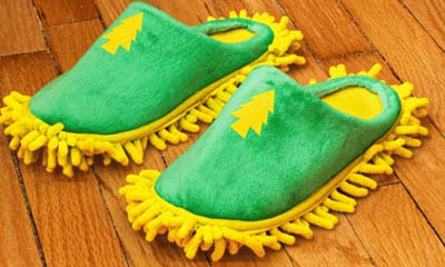 Free Pine-Sol Slippers and Blanket